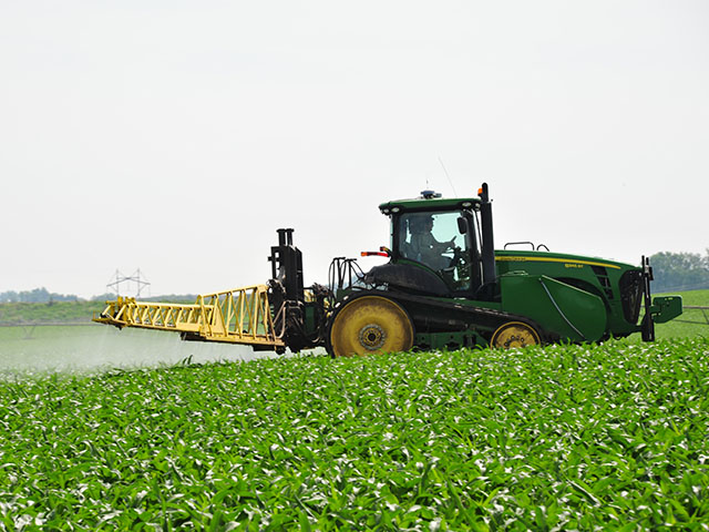 Agricultural crops genetically engineered to withstand glyphosate have greatly expanded the use of the chemistry since 1996. (DTN photo by Kurt Lawton)